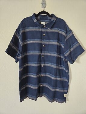 Hurley Men's Baja Rincon Short Sleeve Shirt